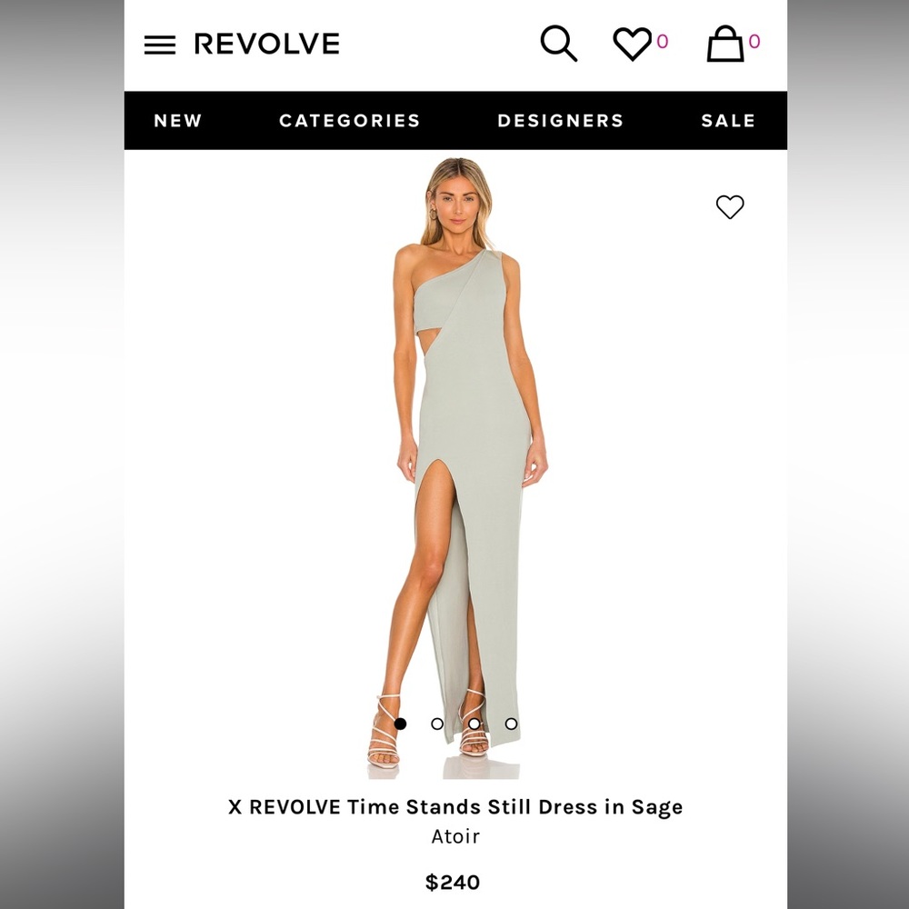 X REVOLVE Time Stands Still Dress in Sage
Atoir
